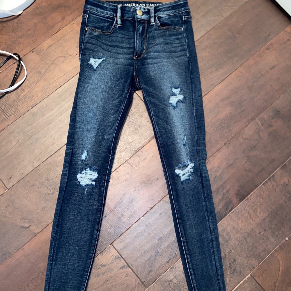 American Eagle Ripped Skinny Jeans